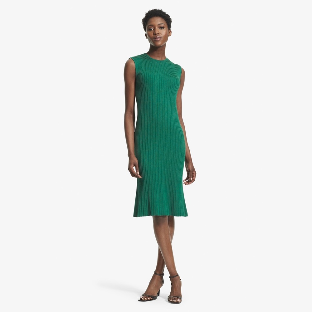 MM LaFleur Dylan Dress Slinky Knit Kelly Green M